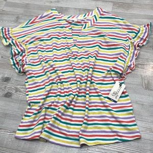 ❤️ 4/$20 Terra & Sky Flutter Sleeve Tee ⭐️NWT⭐️ (14W)